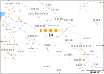 map of Hānah Nawtī