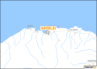 map of Hanalei