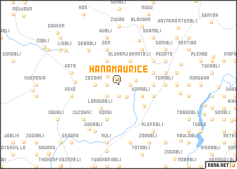 map of Hanamaurice