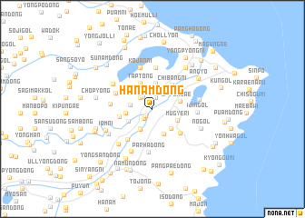 map of Hanam-dong