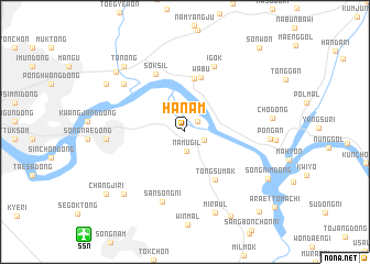 map of Hanam