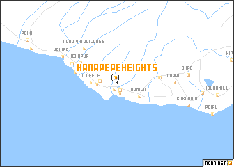 map of Hanapepe Heights