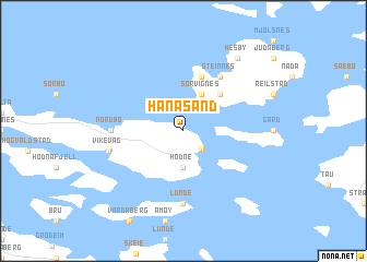 map of Hanasand