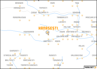 map of Hănăşeşti