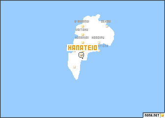 map of Hana Teio