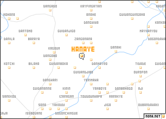 map of Hanayé