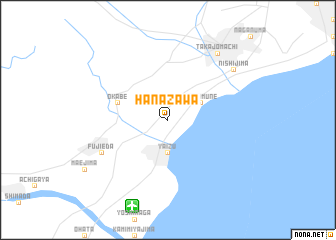 map of Hanazawa