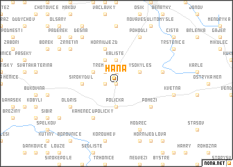 map of Haná