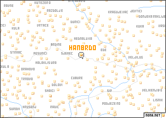 map of Han Brdo