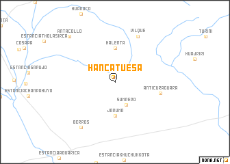 map of Hancatuesa