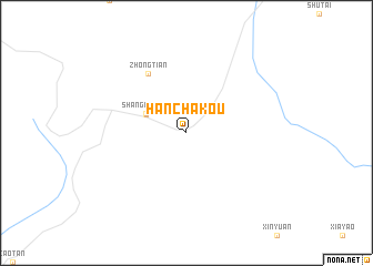 map of Hanchakou