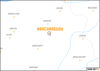 map of Hanchanggou