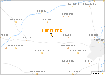 map of Hancheng