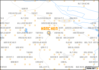 map of Hänchen