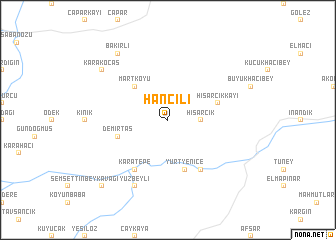 map of Hancılı