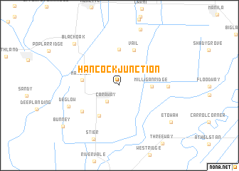 map of Hancock Junction