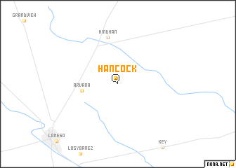 map of Hancock