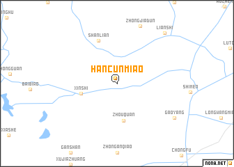 map of Hancunmiao