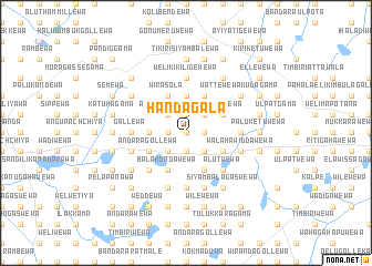 map of Handagala