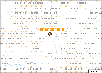 map of Handaganawa
