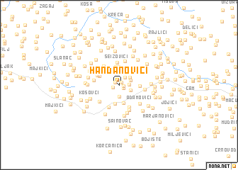 map of Handanovići