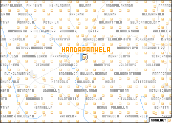 map of Handapanwela
