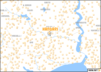 map of Handari