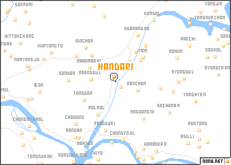 map of Handari