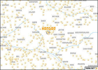 map of Hāndar