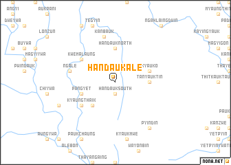 map of Handauk-ale