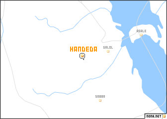 map of Handeda