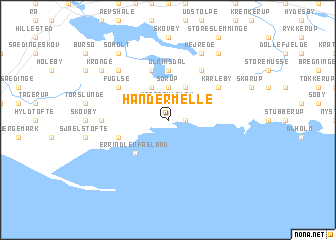 map of Handermelle