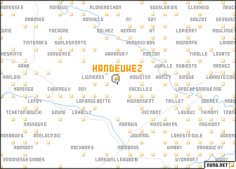map of Handeuwez