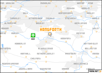 map of Handforth