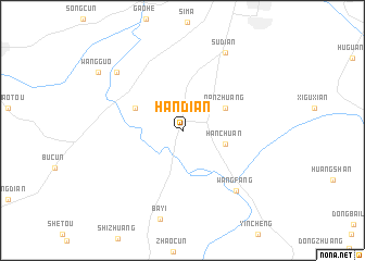 map of Handian