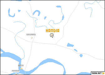 map of Handiā