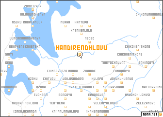 map of Handire Ndhlovu