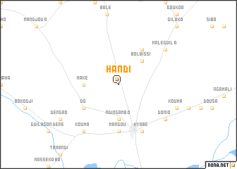 map of Handi