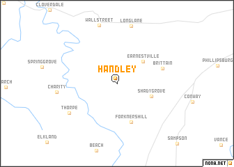 map of Handley