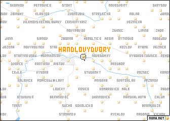 map of Handlovy Dvory