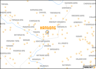 map of Han-dong