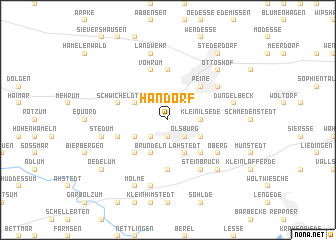 map of Handorf