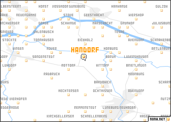 map of Handorf