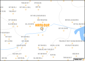 map of Handour