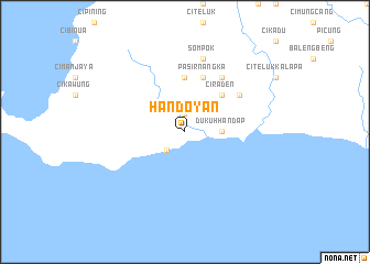 map of Handoyan