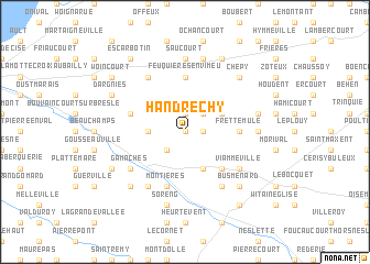 map of Handrechy