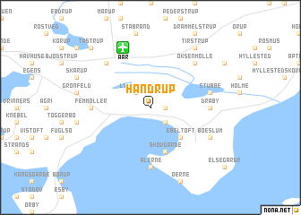 map of Handrup