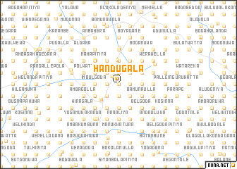 map of Handugala