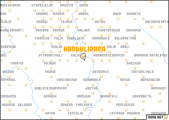 map of Hāndulipāra