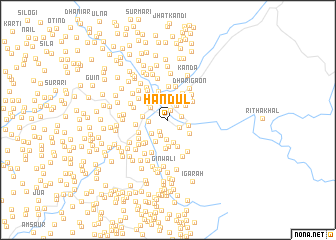 map of Hāndul